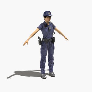 Taiwan Female Police Officer 0011