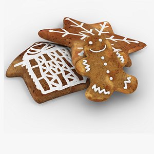 gingerbread ginger bread 3d model