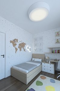 3D bedroom interior