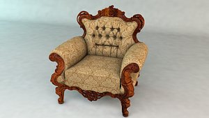 3ds old armchair