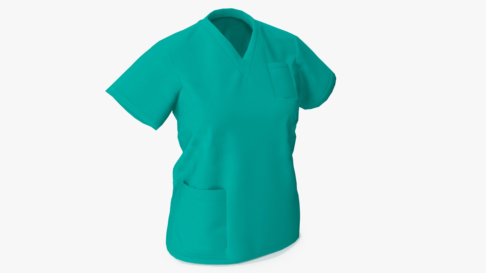 Medical Nurse T Shirt 3D model preview