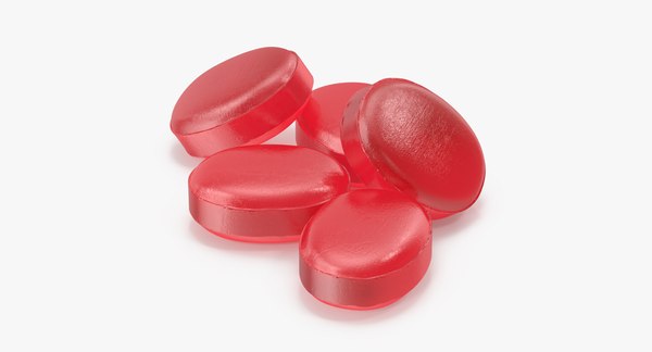 3d model pills vitamin