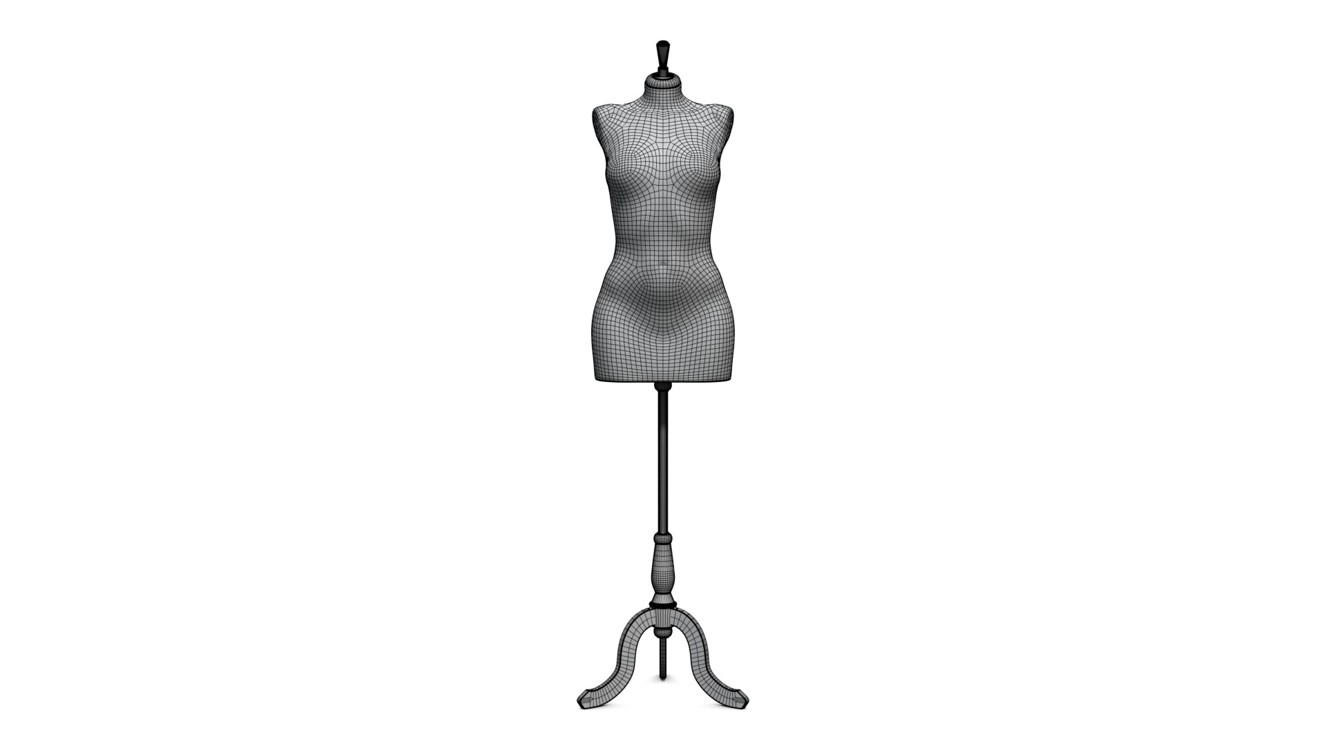 3D Model Mannequin Female Torso V3a - TurboSquid 2024463