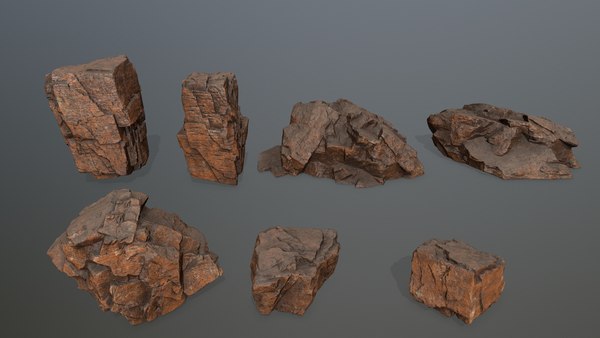 3D desert rock - TurboSquid 1623483