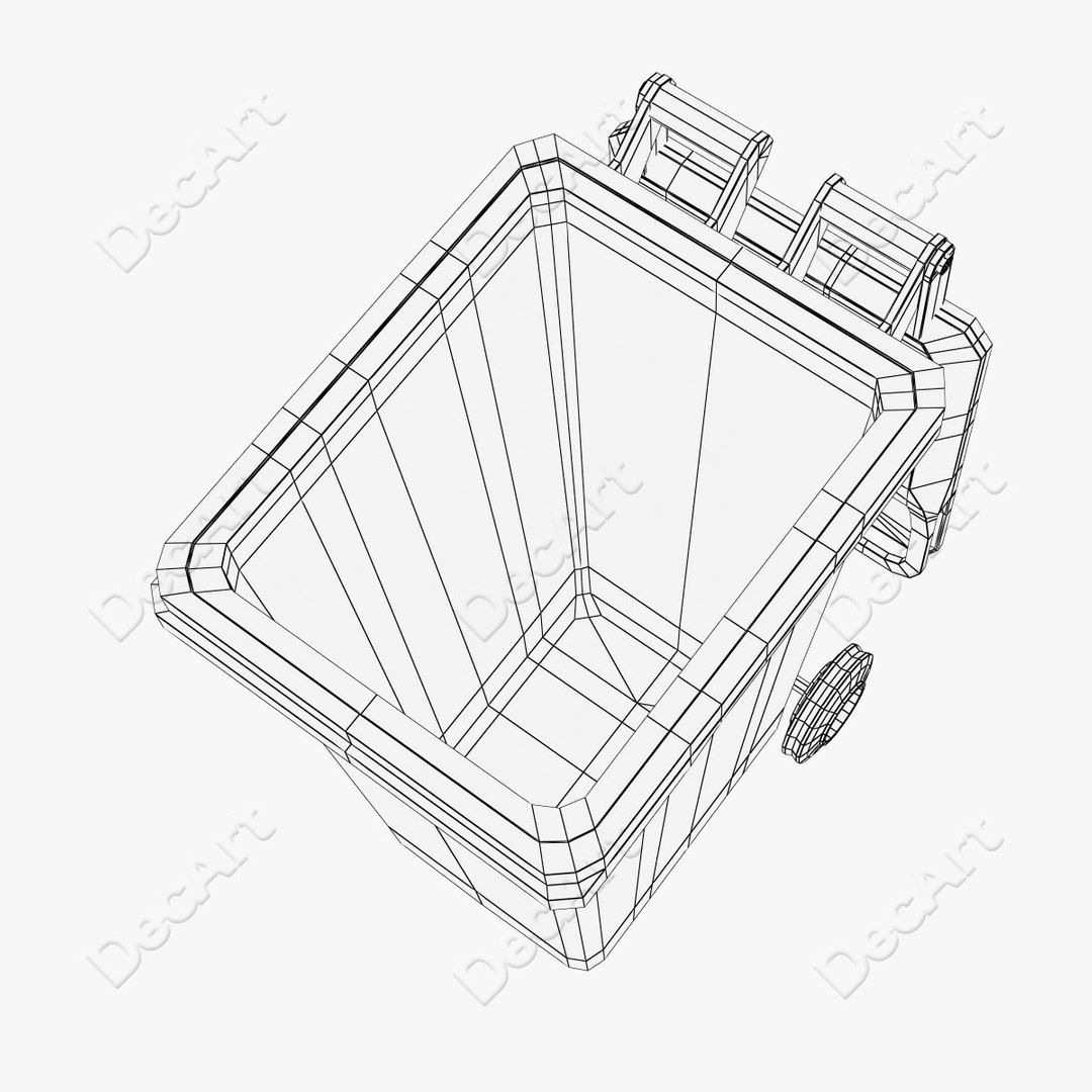 3d garbage container gp240a