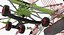 Twin Rotor Rastrillo para heno Claas Liner 2700 Aparejado