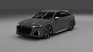 2019 Audi RS6 3D