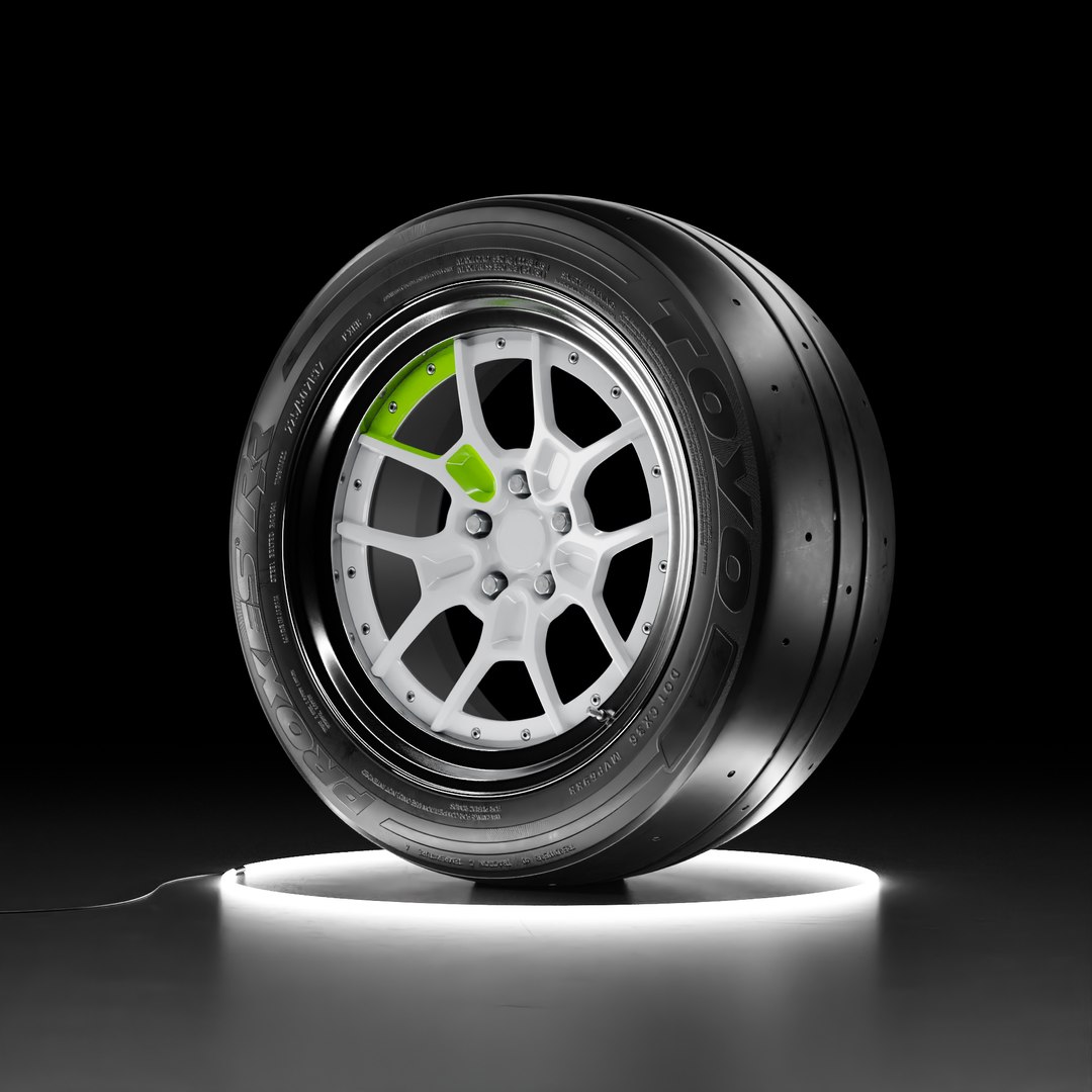 Car wheel TOYO PROXES RR tire with Rotiform ZMO 3D - TurboSquid 1713467