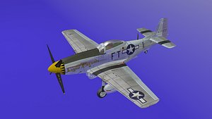 3D model p-51Mustang