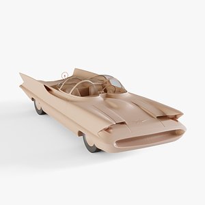 1955 Lincoln Futura 3D model