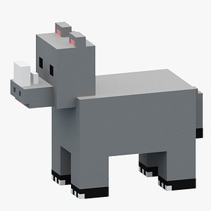 Voxel Rhinoceros 3D