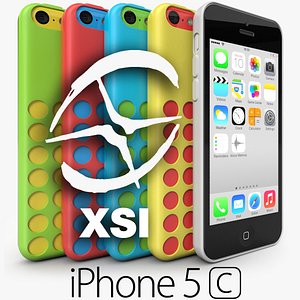 apple iphone 5c 3d x