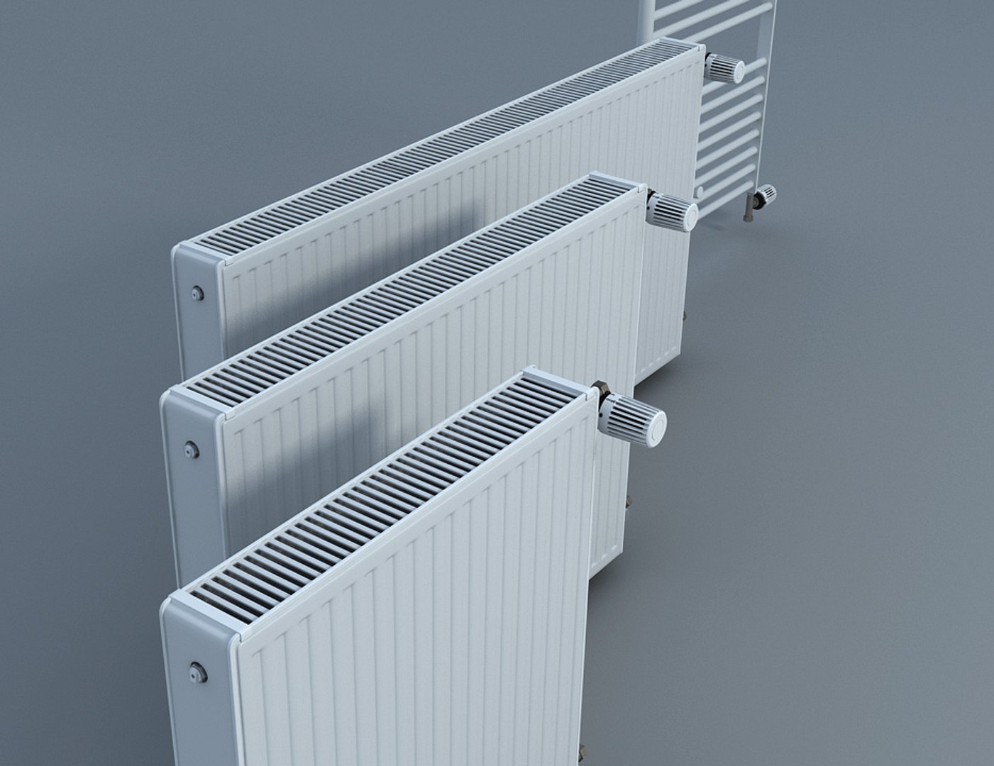 radiateur heating heizkörper 3d model