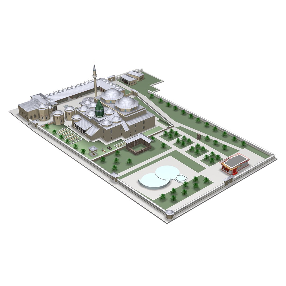 museum mausoleum 3D model https://p.turbosquid.com/ts-thumb/Fu/LH2l35/OzUXWyde/mevlana_museum_04/jpg/1527723720/1920x1080/fit_q87/e557514061f63cb2f7519f73d4ffdfcc8783301f/mevlana_museum_04.jpg