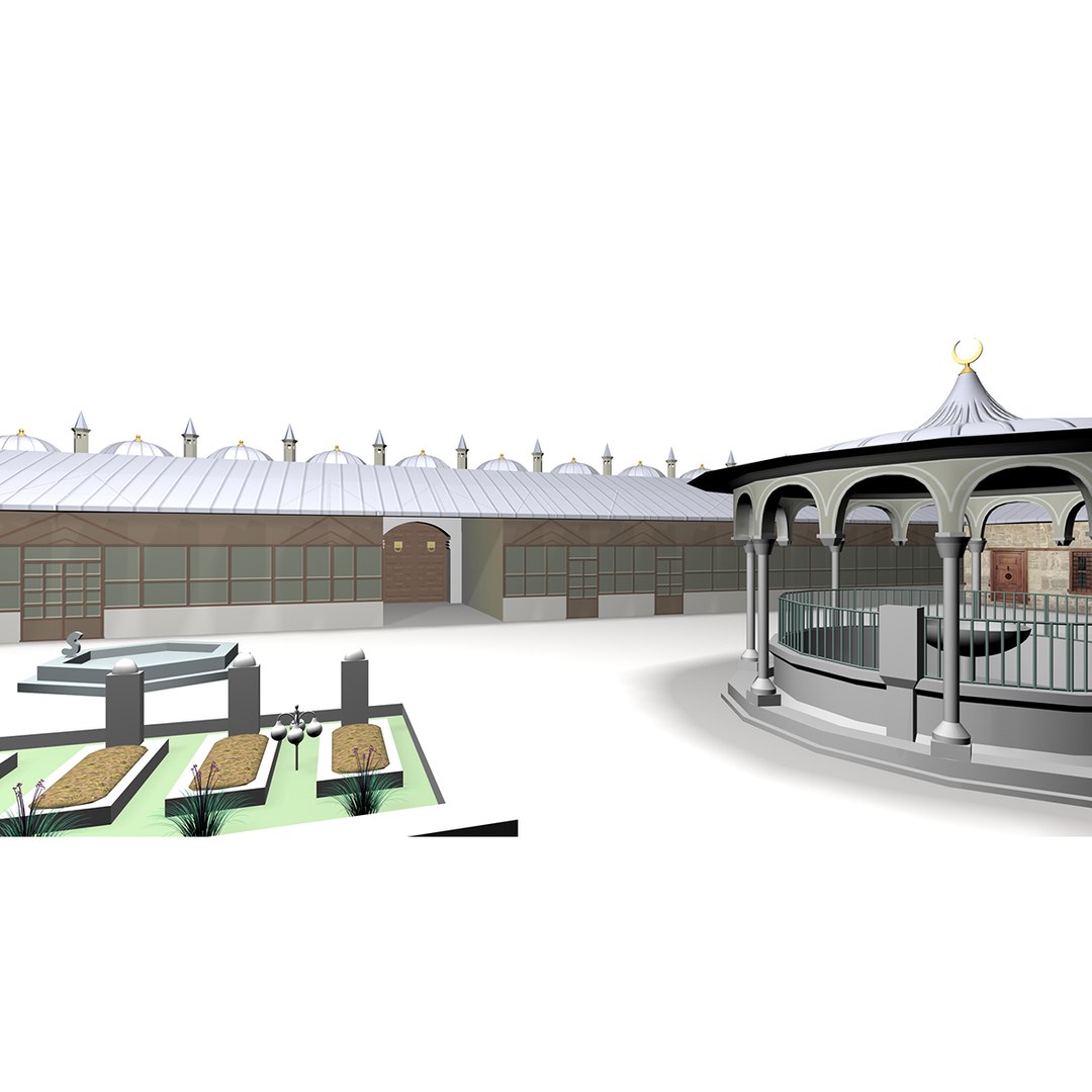 museum mausoleum 3D model https://p.turbosquid.com/ts-thumb/Fu/LH2l35/bN01VXD7/mevlana_museum_06/jpg/1527723754/1920x1080/fit_q87/4f2ab51255484891129345dfaae4a09331f27aba/mevlana_museum_06.jpg