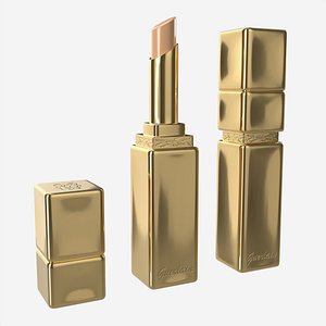 3D Guerlain Kisskiss Liplift lipstick primer model