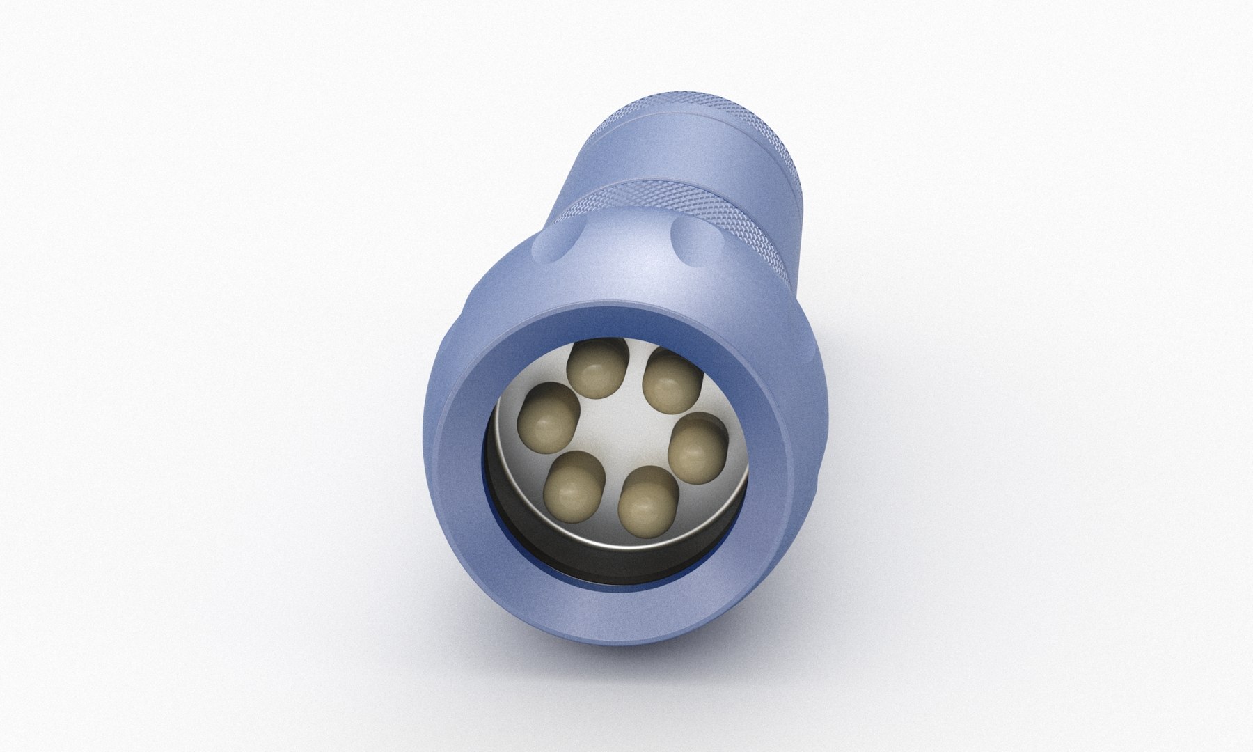 3D Led Flashlight With Inner Workings 02 - TurboSquid 2402401