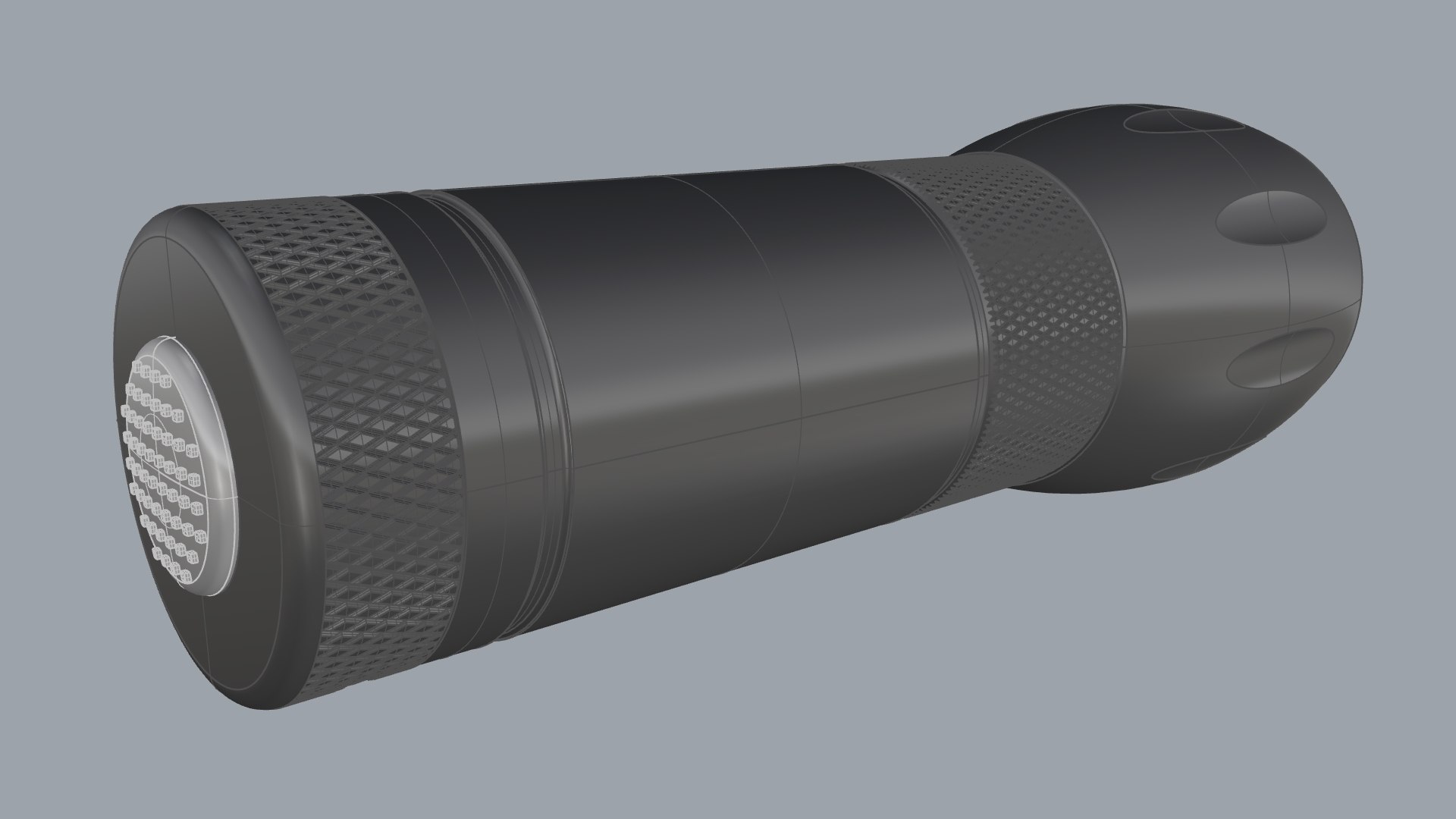 3D Led Flashlight With Inner Workings 02 - TurboSquid 2402401