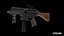 Arme réaliste Low Poly - Texture PBR - Blender Cinema 4D Low-poly modèle 3D