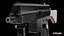 Arme réaliste Low Poly - Texture PBR - Blender Cinema 4D Low-poly modèle 3D