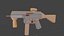 Arme réaliste Low Poly - Texture PBR - Blender Cinema 4D Low-poly modèle 3D
