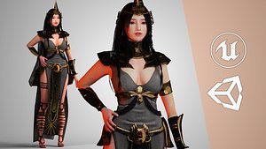 3D Egyptian Ancient - GameReady model