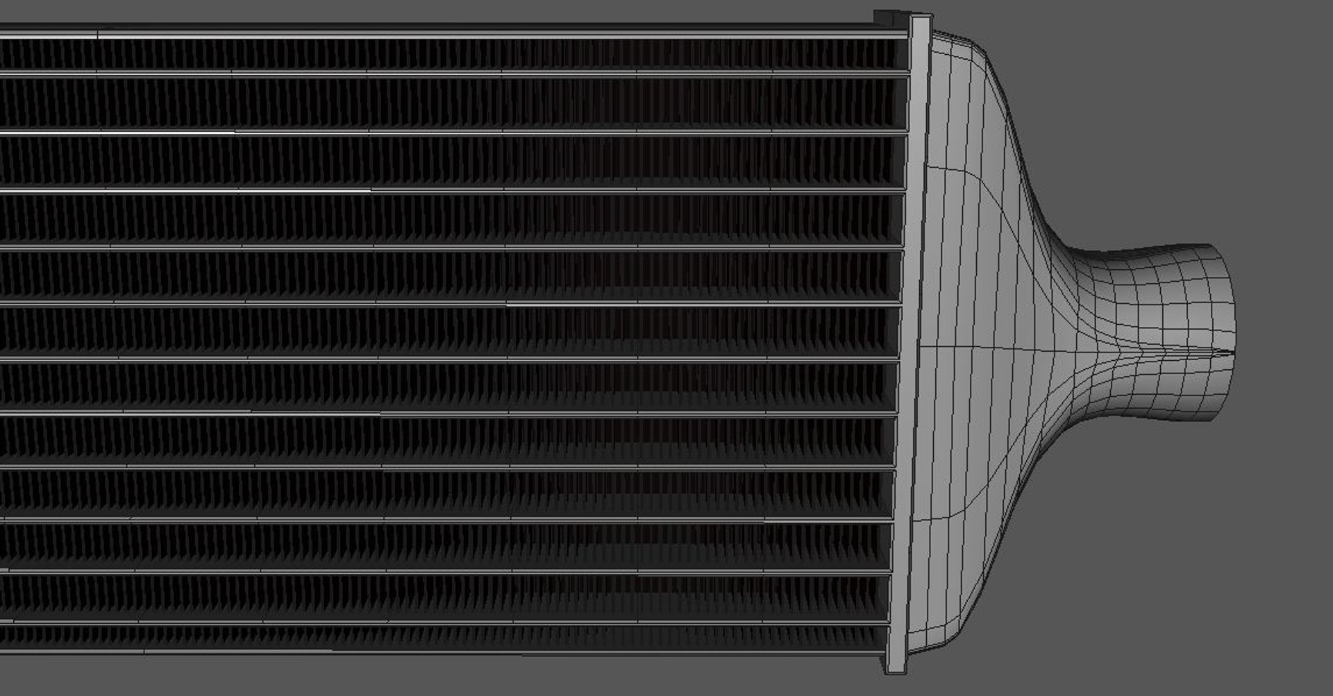 intercooler cooler 3d c4d