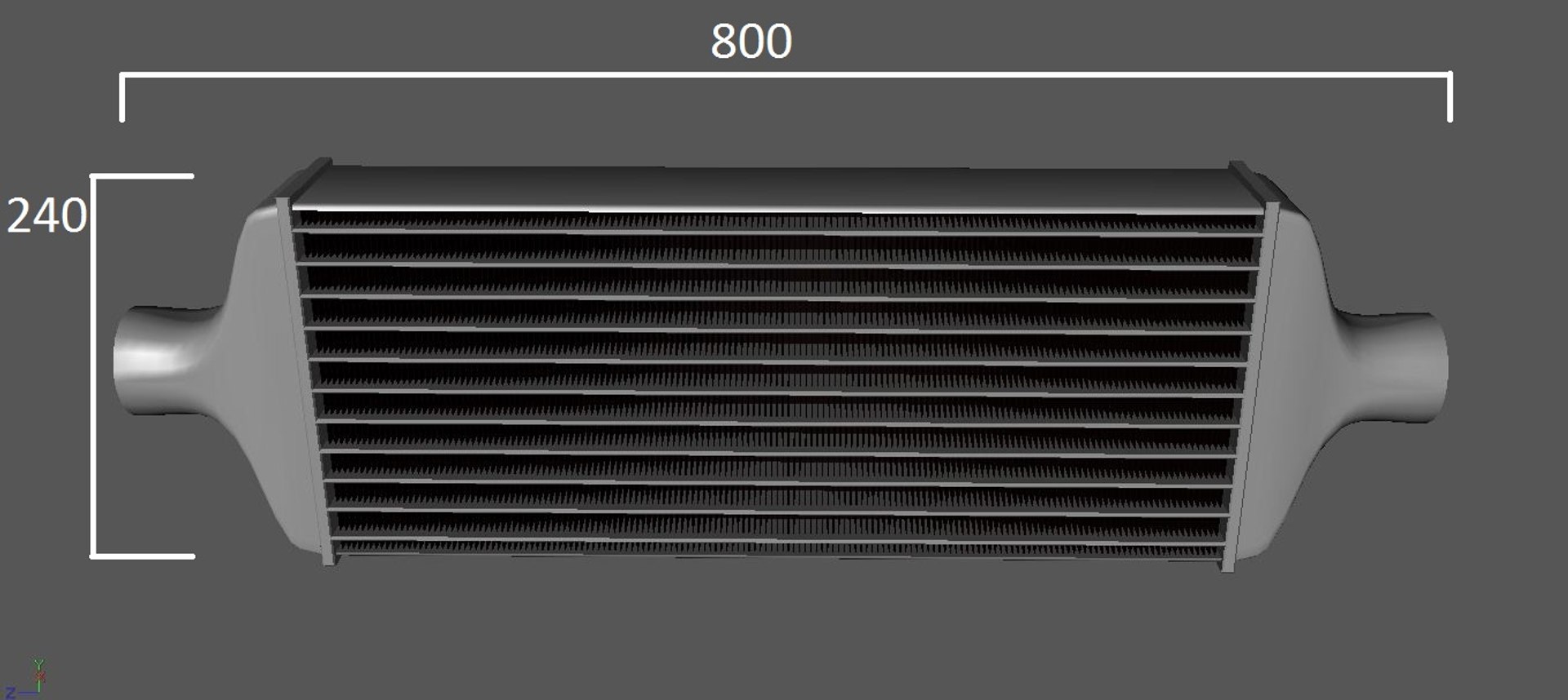 intercooler cooler 3d c4d