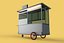 CARRITO DE COMIDA FRITA FREIDORA CAMIÓN DE COMIDA SERVICIO DE CATERING MÓVIL AL AIRE LIBRE