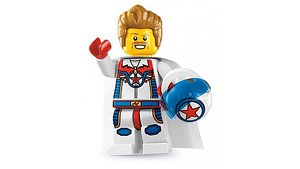 Lego Minifig - 8831-7-Daredevil 3D model