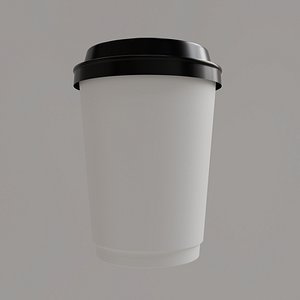 3D Takeaway Coffee Cup