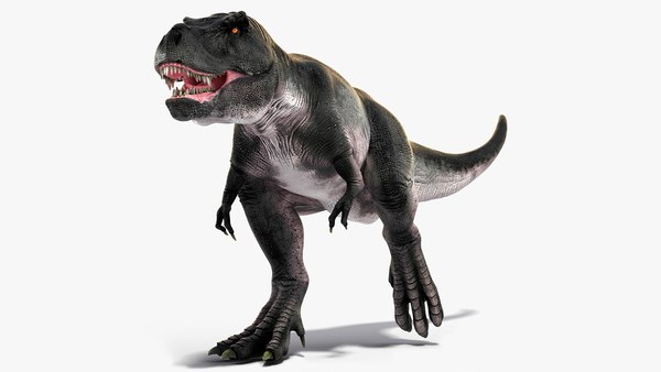 3D tyrannosaurus rex running dinosaur animal model - TurboSquid