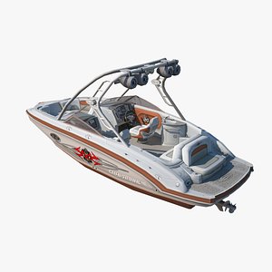 motorboat chaparral xtreme 3d max