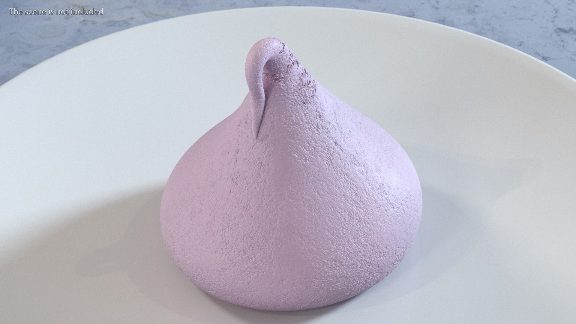 Smooth Meringue Drop Cookie Pink 3D Model - TurboSquid 1975714