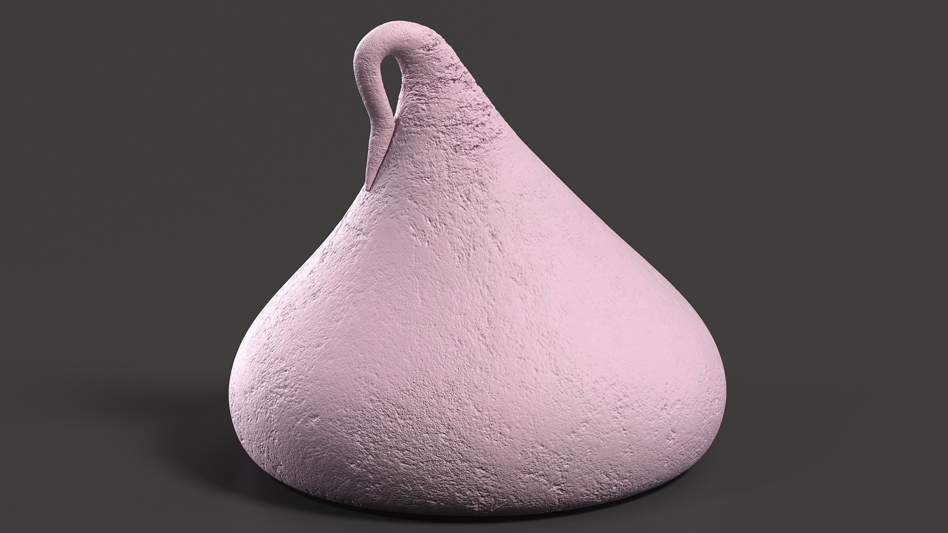 Smooth Meringue Drop Cookie Pink 3D Model - TurboSquid 1975714