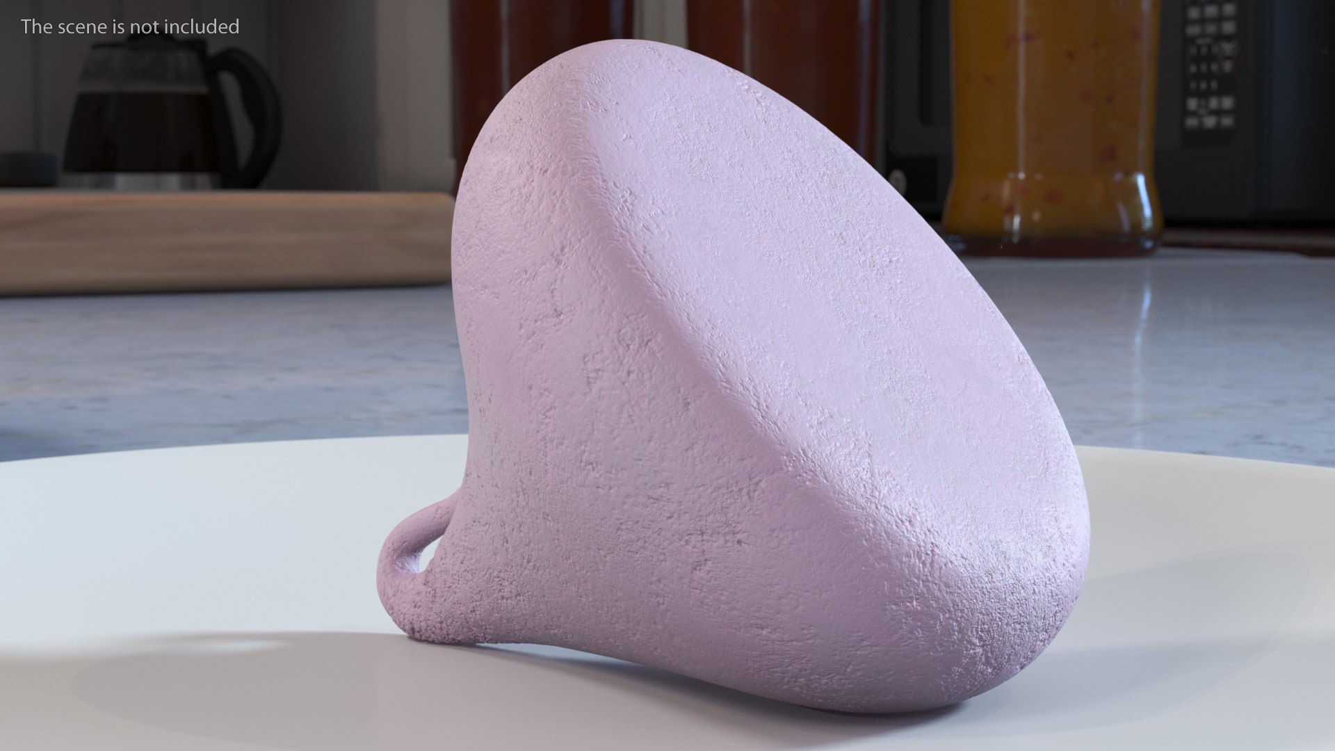 Smooth Meringue Drop Cookie Pink 3D Model - TurboSquid 1975714