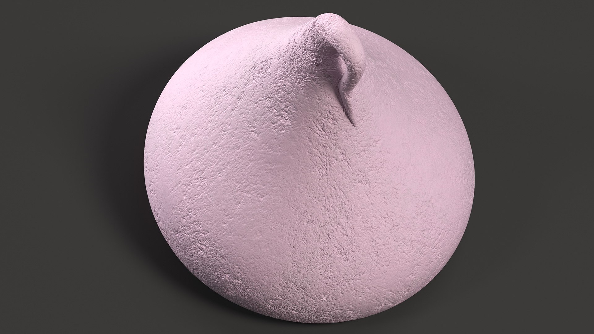 Smooth Meringue Drop Cookie Pink 3D Model - TurboSquid 1975714