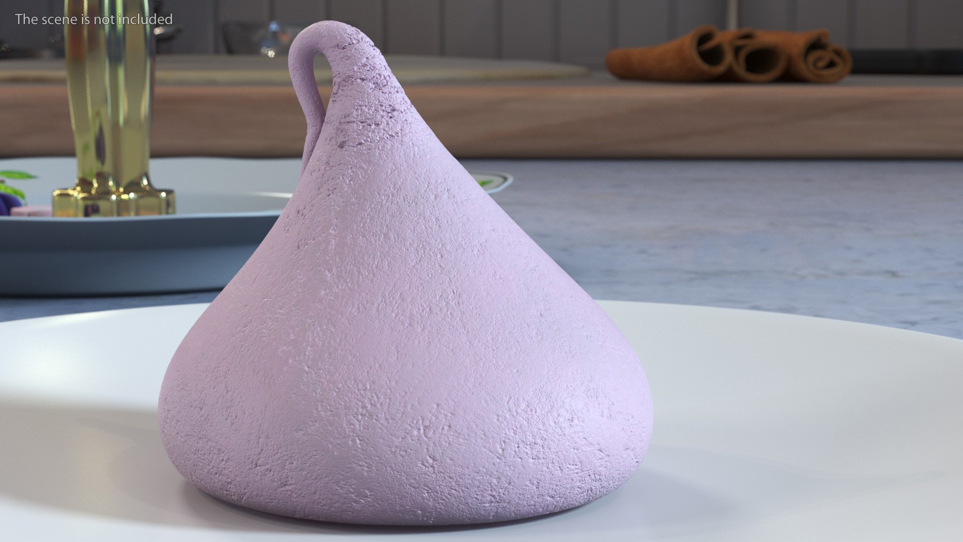 Smooth Meringue Drop Cookie Pink 3D Model - TurboSquid 1975714