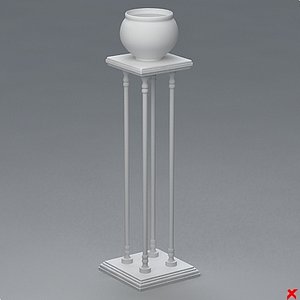 flower stand 3d model