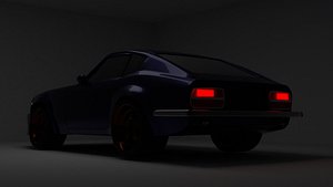 Sports Japanese coupe of 1969 3D