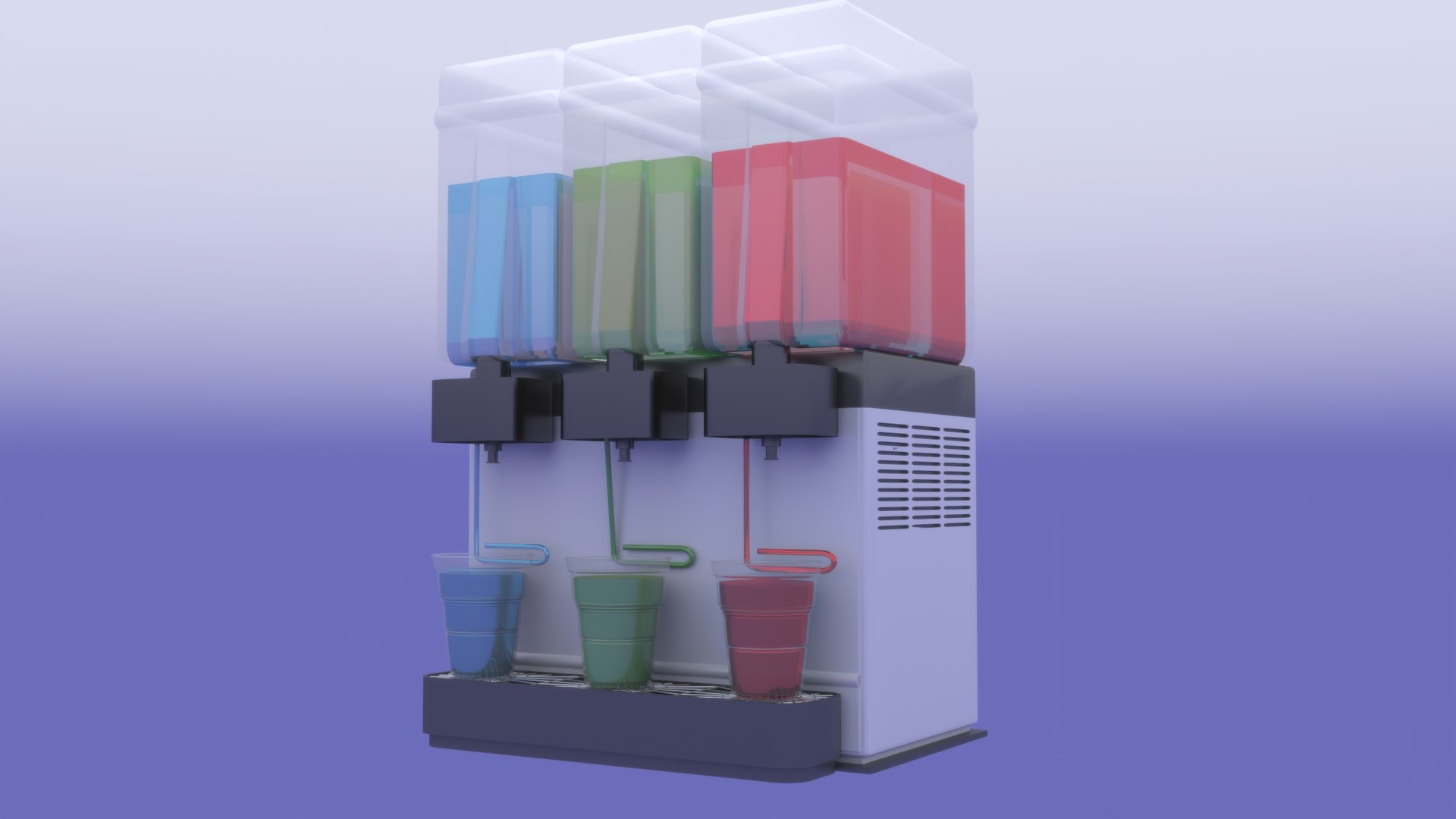 Cold Beverage Dispensers 3D model TurboSquid 2034486