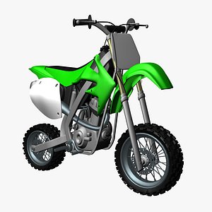 3D model motocross bike
