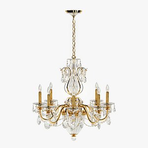 schonbek calima chandelier bt1245 3d model
