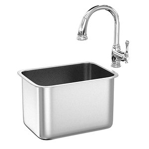 3D faucet sink grohe bridgeford