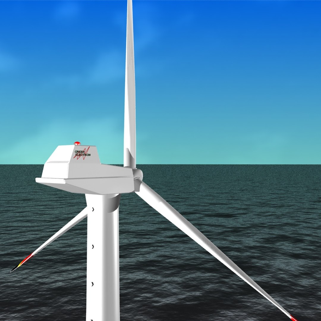 Wind Turbine 3D Model - TurboSquid 1357876