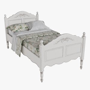 3D model Bed 90x190 Marseille