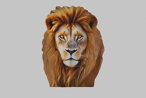3D Lion Head model