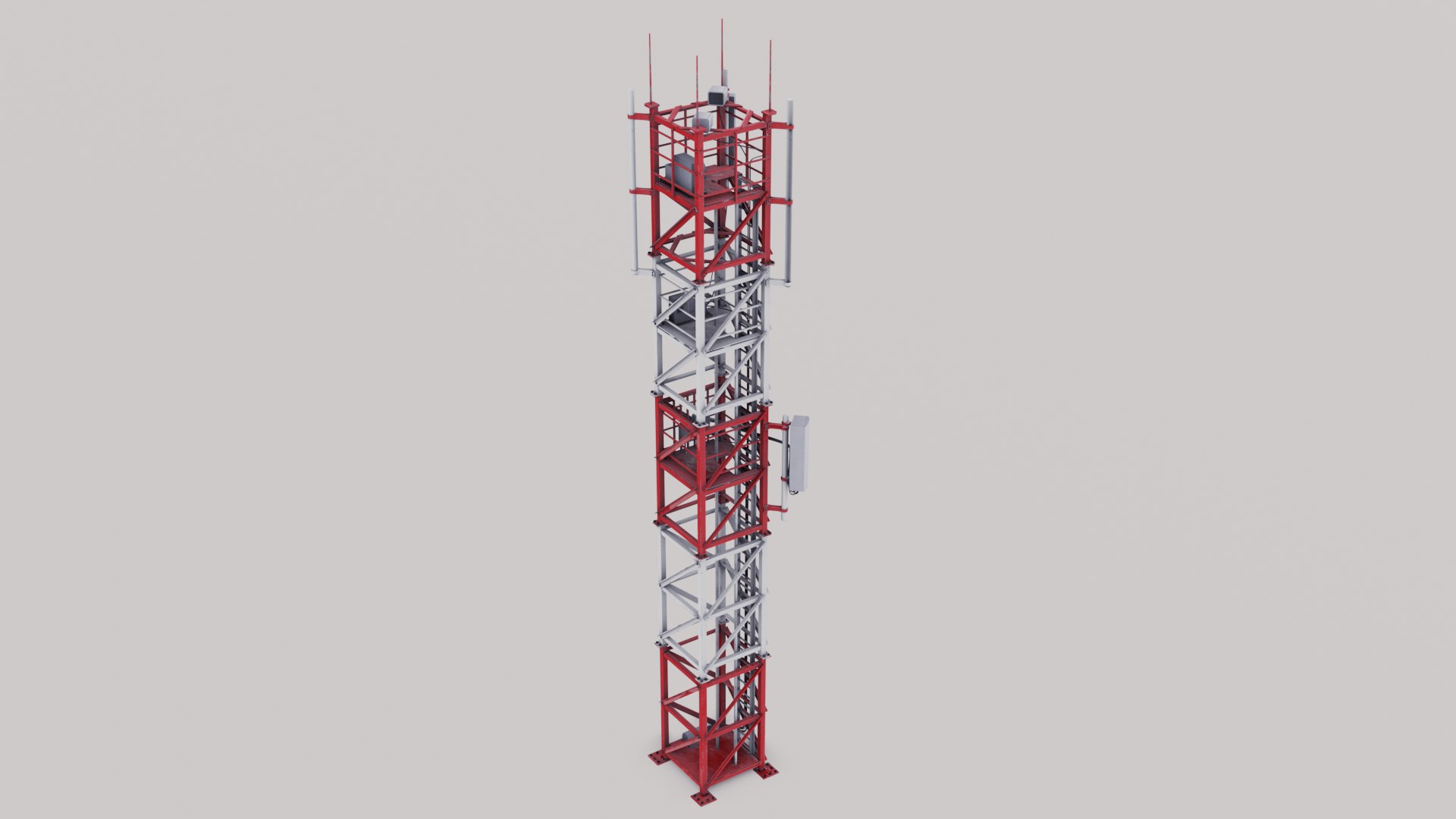 Cellular Tower 3D Model - TurboSquid 1589313