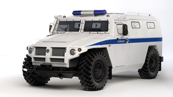 GAZ タイガー 233036 警察 20053Dモデル - TurboSquid 1891953