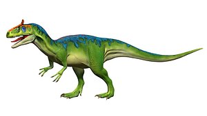 Cryolophosaurus Dinosaur Jurassic Animal 3D